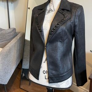 Laura Faux Suede jacket NWT